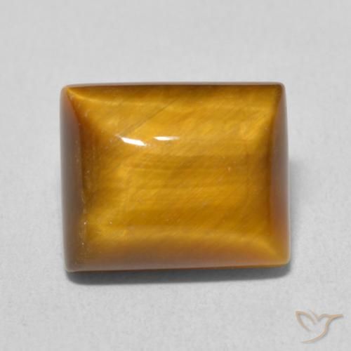 عين النمر Medium Light-Brown طبيعي، باجيت، 6.15 قيراط، غير شفاف