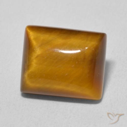 عين النمر Medium Light-Brown طبيعي، باجيت، 6.15 قيراط، غير شفاف