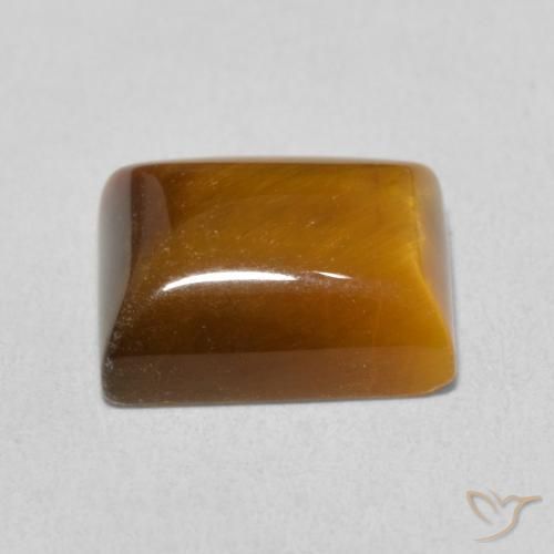 عين النمر Medium Light-Brown طبيعي، باجيت، 6.15 قيراط، غير شفاف