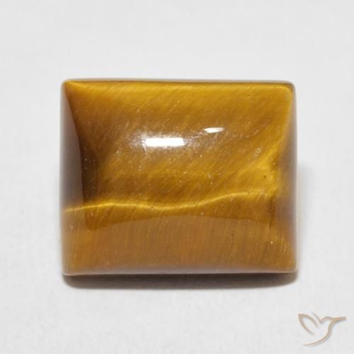 6.02ct طبيعي بني مصفر عين النمر, باجيت, غير شفاف