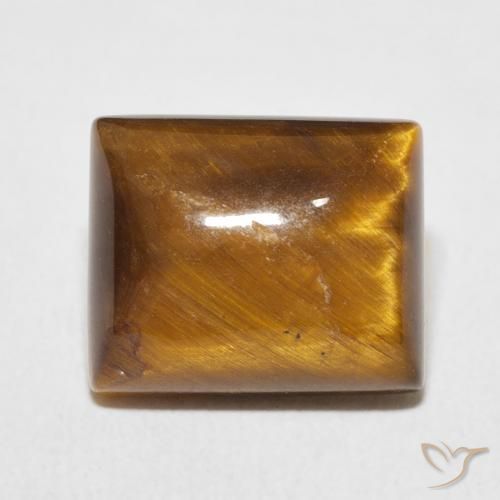 6.06ct طبيعي بني ذهبي عين النمر, باجيت, غير شفاف