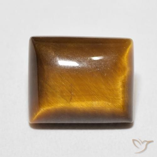 6.02ct طبيعي بنى دافئ عين النمر, باجيت, غير شفاف
