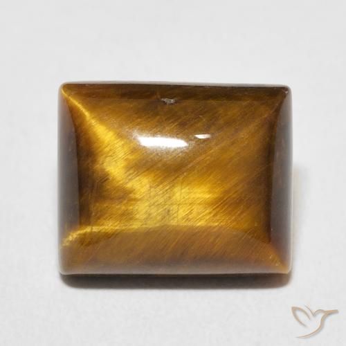 6.24ct طبيعي بنى دافئ عين النمر, باجيت, غير شفاف