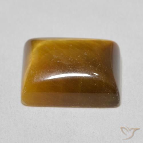 عين النمر Medium Light-Brown طبيعي، باجيت، 6.16 قيراط، غير شفاف