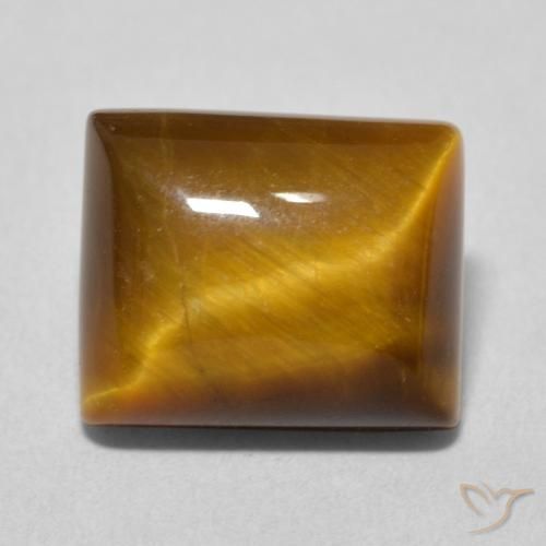 عين النمر Medium Light-Brown طبيعي، باجيت، 6.18 قيراط، غير شفاف