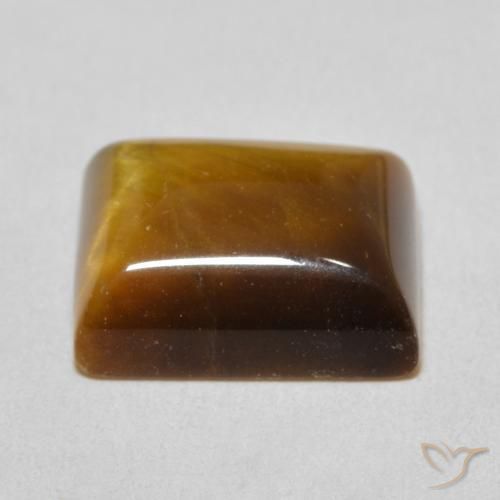 عين النمر Medium Light-Brown طبيعي، باجيت، 6.18 قيراط، غير شفاف