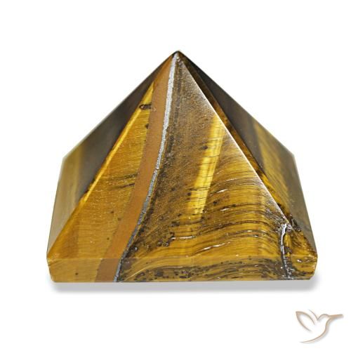 98.18ct بنى دافئ عين النمر, مربع, غير شفاف
