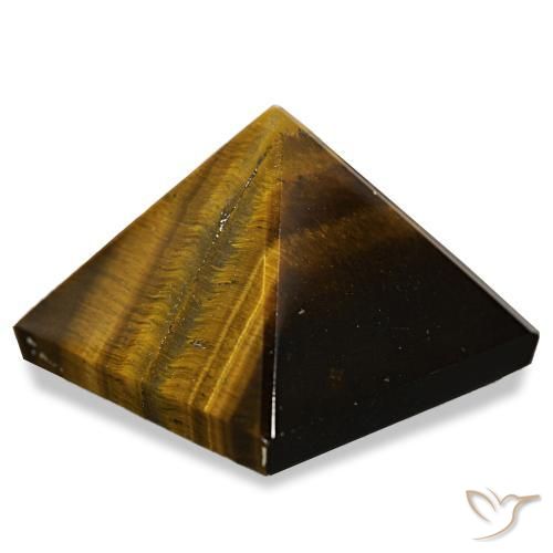 عين النمر بني مصفر طبيعي، مربع، 85.18 قيراط، غير شفاف