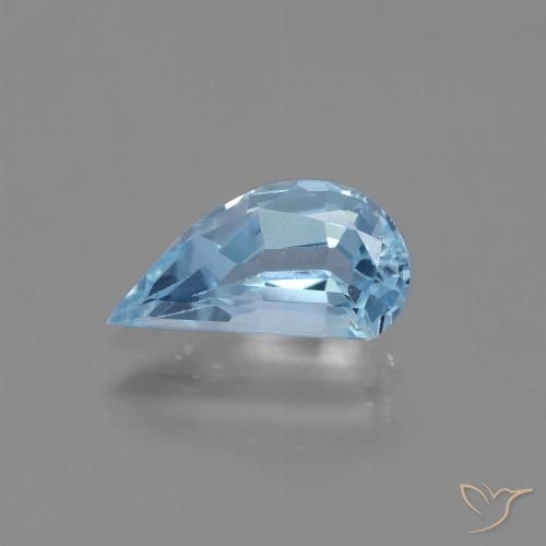 1.39ct طبيعي أزرق سماوى توباز, فانسى, VVS-VS