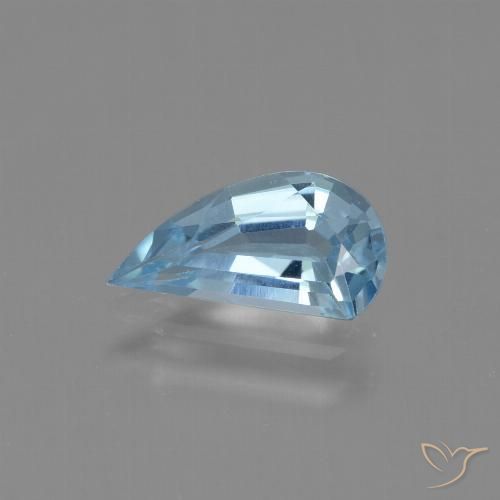 1.33ct طبيعي أزرق سماوى توباز, فانسى, VVS-VS