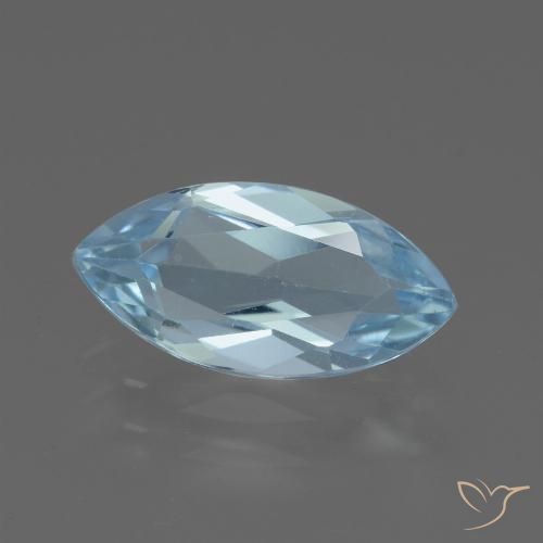 2.05ct طبيعي أزرق سماوى توباز, ماركيز, VVS
