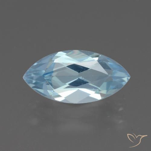 2.22ct طبيعي أزرق سماوى توباز, ماركيز, VVS-VS