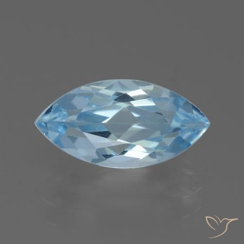2.81ct طبيعي أزرق سماوى توباز, ماركيز, VVS