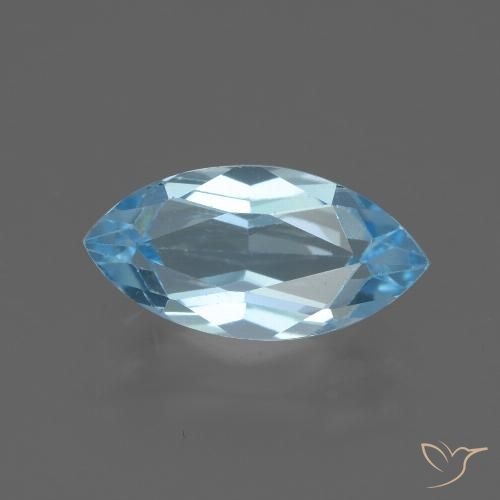 2.52ct طبيعي أزرق سماوى توباز, ماركيز, VVS
