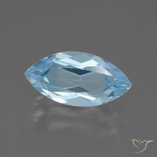 2.40ct طبيعي أزرق سماوى توباز, ماركيز, VVS