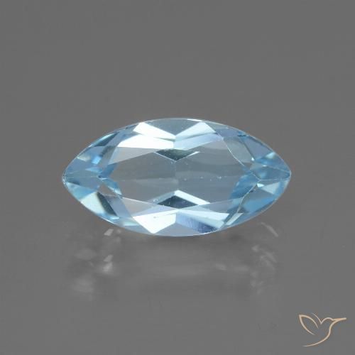 2.34ct طبيعي أزرق سماوى توباز, ماركيز, VVS-VS