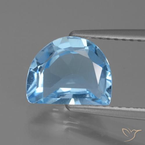2.46ct طبيعي الأزرق السويسري توباز, فانسى, VVS-VS
