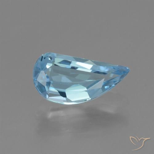 1.41ct طبيعي أزرق سماوى توباز, فانسى, VVS