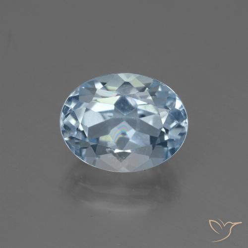 2.48ct طبيعي أزرق سماوى توباز, بيضوي, VVS-VS