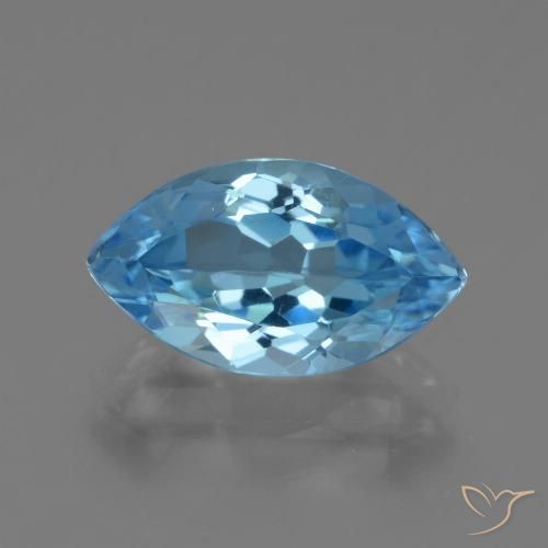 4.04ct طبيعي الأزرق السويسري توباز, ماركيز, VVS