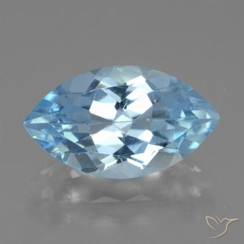 4.11ct طبيعي أزرق سماوى توباز, ماركيز, VVS-VS