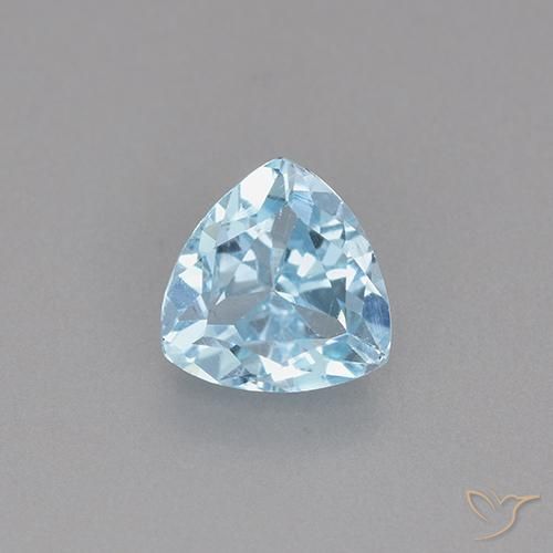 1.45ct طبيعي أزرق سماوى توباز, مثلثى, قليلا جدا