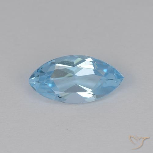 1.36ct طبيعي أزرق سماوى توباز, ماركيز, VVS-VS