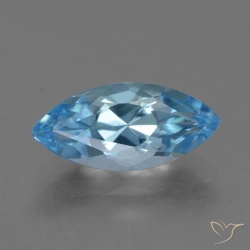 4.02ct طبيعي أزرق سماوى توباز, ماركيز, VVS