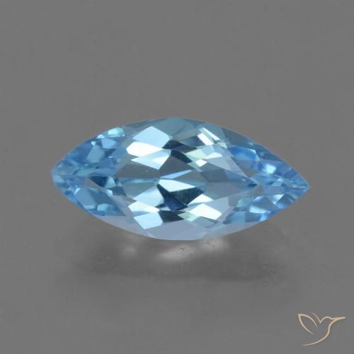 3.29ct طبيعي الأزرق السويسري توباز, ماركيز, VVS