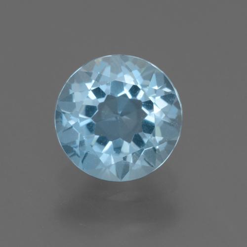 2.23ct طبيعي أزرق سماوى توباز, دائري, قليلا جدا