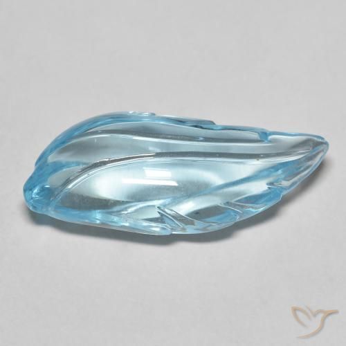 8.43ct طبيعي الأزرق السويسري توباز, فانسى, شفاف
