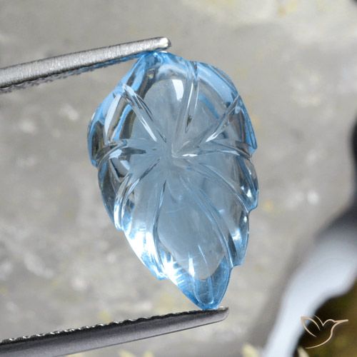 8.99ct طبيعي أزرق سماوى توباز, فانسى, شفاف