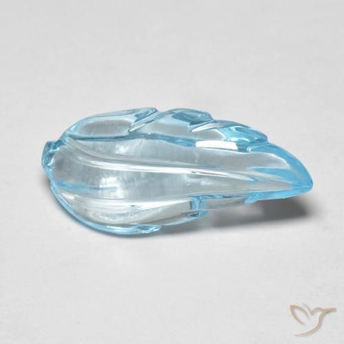 7.33ct طبيعي الأزرق السويسري توباز, فانسى, شفاف
