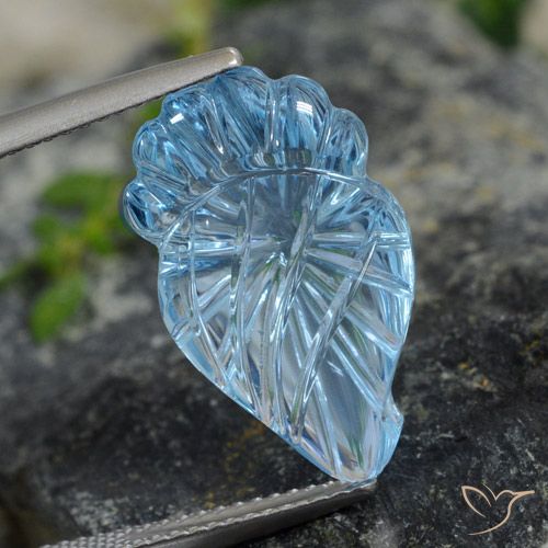 9.99ct طبيعي أزرق سماوى توباز, فانسى, شفاف