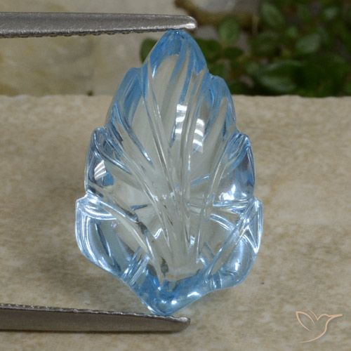 8.82ct طبيعي الأزرق السويسري توباز, فانسى, شفاف