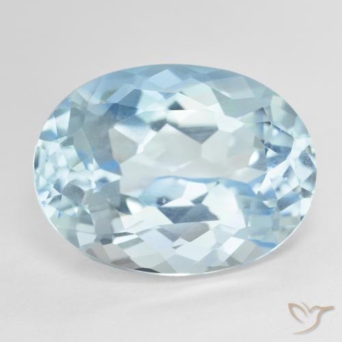 24.52ct طبيعي أزرق سماوى توباز, بيضوي, VVS-VS
