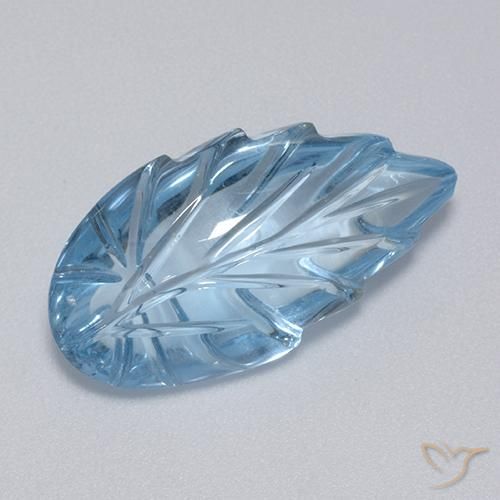15.56ct طبيعي أزرق سماوى توباز, فانسى, شفاف