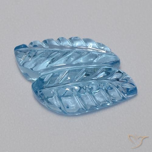 4.85ct طبيعي الأزرق السويسري توباز, فانسى, شفاف
