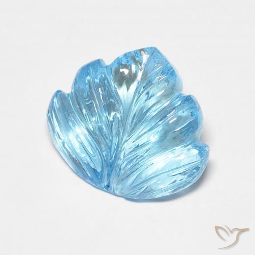 5.82ct طبيعي أزرق سماوى توباز, فانسى, شفاف