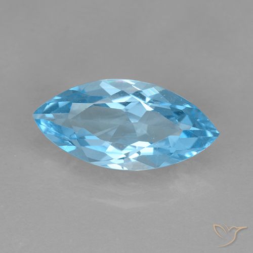 3.51ct طبيعي أزرق سماوى توباز, ماركيز, VVS-VS