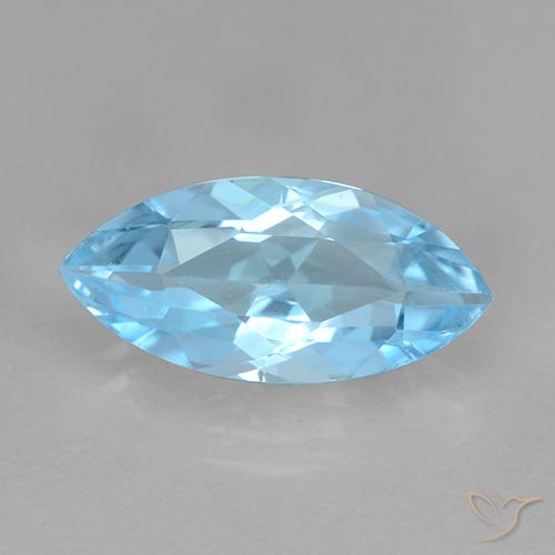 3.75ct طبيعي أزرق سماوى توباز, ماركيز, VVS-VS