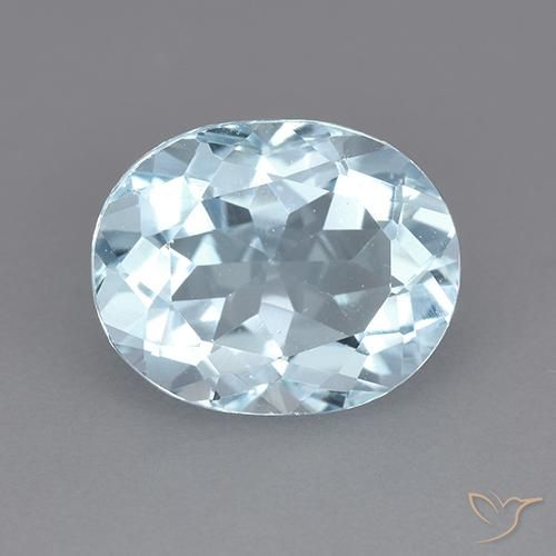 3.65ct طبيعي أزرق سماوى توباز, بيضوي, VVS