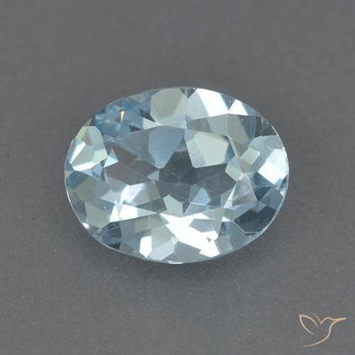 2.24ct طبيعي أزرق سماوى توباز, بيضوي, VVS-VS