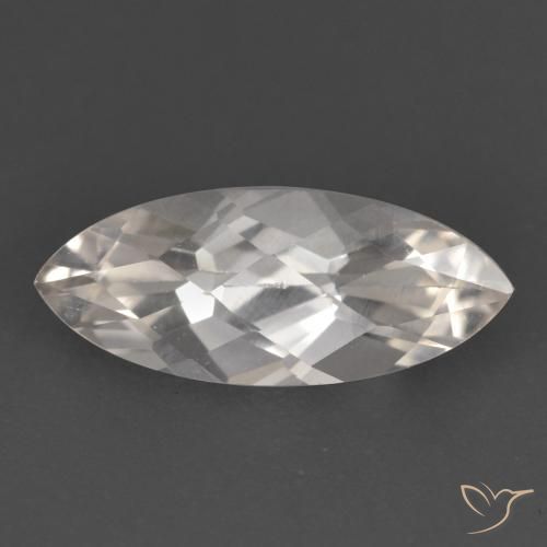 1.53ct طبيعي أبيض توباز, ماركيز, قليلا جدا