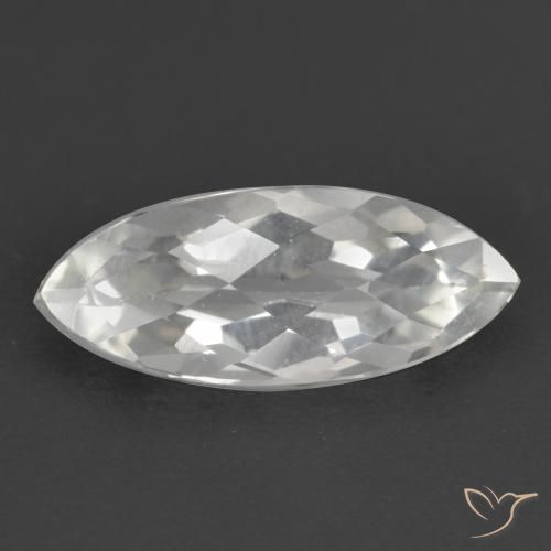 1.80ct طبيعي أبيض توباز, ماركيز, قليلا جدا