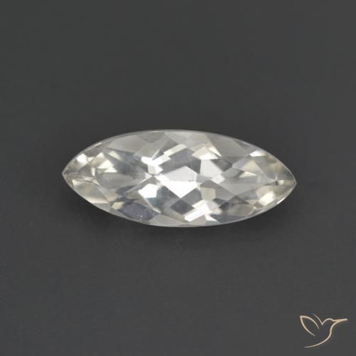 1.67ct طبيعي أبيض دافئ توباز, ماركيز, قليلا جدا