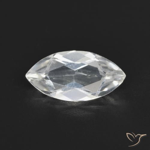 1.97ct طبيعي أبيض مزرق توباز, ماركيز, VVS
