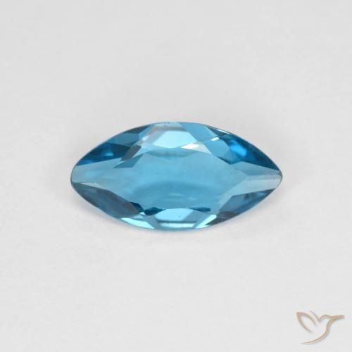 1.02ct طبيعي أزرق لندنى توباز, ماركيز, قليلا جدا