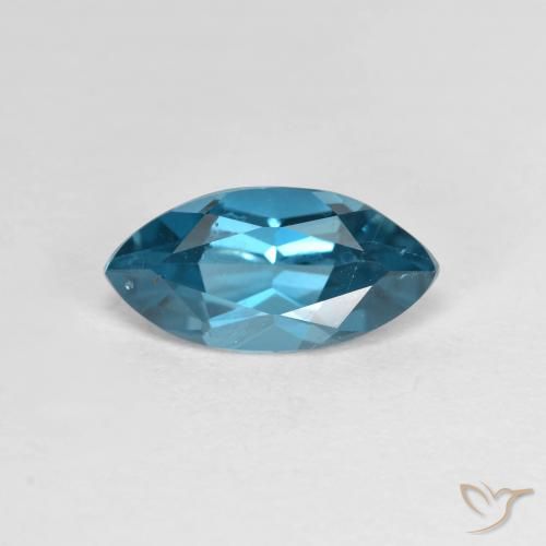 1.35ct طبيعي أزرق لندنى توباز, ماركيز, قليلا جدا