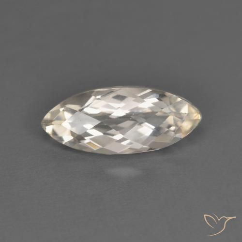 1.88ct طبيعي أبيض دافئ توباز, ماركيز, VVS-VS